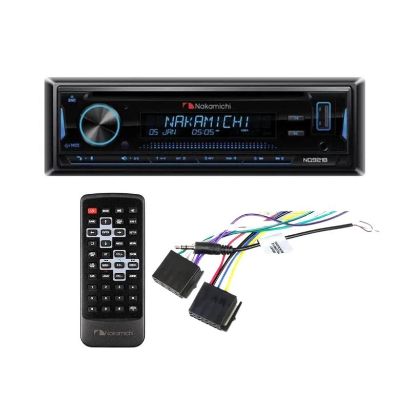 Toca Cd Nakamichi Nq921b Bluetooth Usb Cd Dvd 4x50W - Som